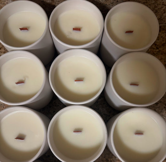Aroma Haus by Taylor Melrose | 7.5oz 100% Soy Wax Candle - Eco wooden candle wick