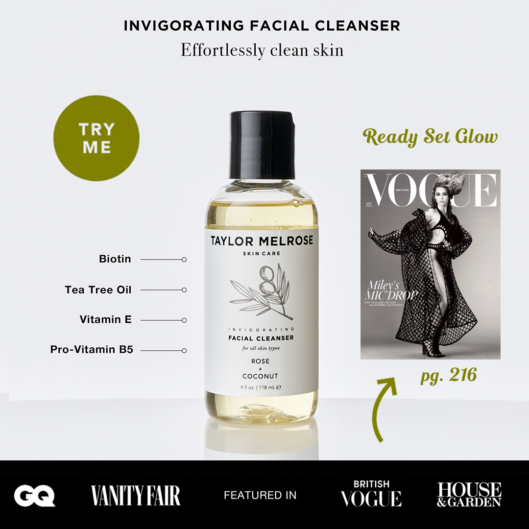 3.3 fl oz ℮ Taylor Melrose® Mediterranean Radiance invigorating facial cleanser