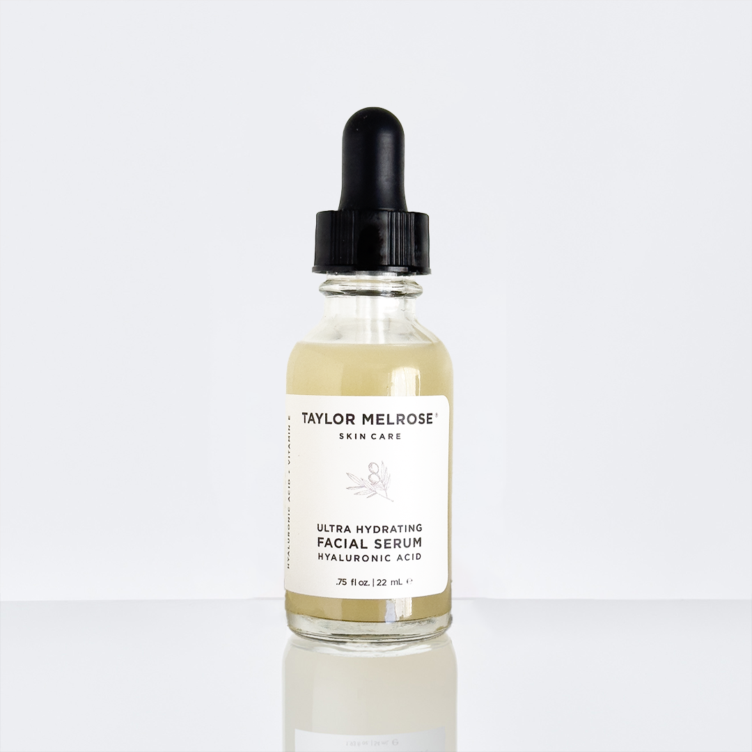 1 oz.℮ Taylor Melrose® Ultra Hydrating Facial Serum | Hyaluronic Acid (Clear Bottle)