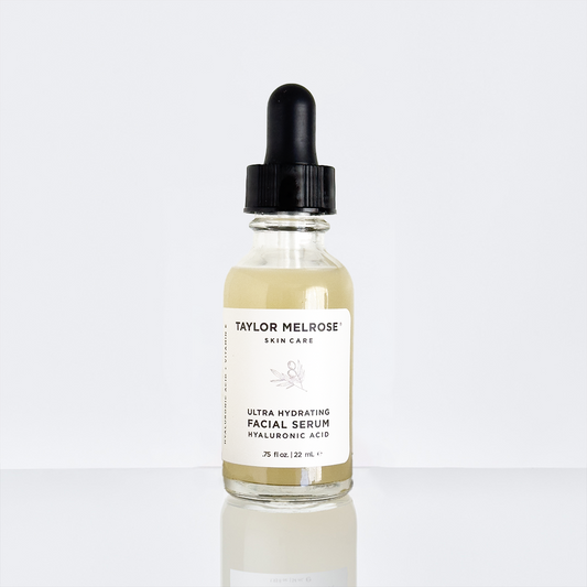 1 oz.℮ Taylor Melrose® Ultra Hydrating Facial Serum | Hyaluronic Acid (Clear Bottle)
